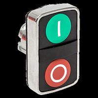 Исполнительный механизм кнопки XB4 "пуск-стоп" плоский возвратный без фиксации, с подсветкой EKF PROxima