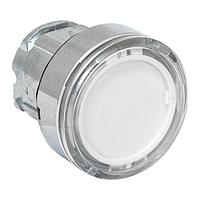 Исполнительный механизм кнопки XB4 белый плоский возвратный без фиксации, с подсветкой IP65 EKF