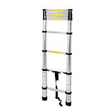 Лестница телескопическая ТУНДРА, алюминиевая, 9 ступеней, автомат, 2.6 м, фото 6