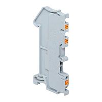 Клемма Push-in 1,5 мм2 3 вывода серая EKF