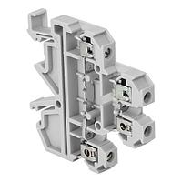 Клемма винтовая двухуровневая JXB 4 мм2 4 вывода серая EKF