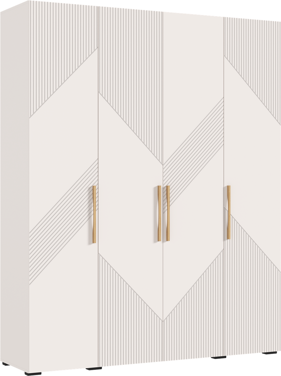 Шкаф распашной "Ирис" 4-х ств. (1800) (кашемир) Миф