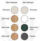 Шкаф распашной "Ирис" 2-х ств. (900) (кашемир) Миф, фото 5