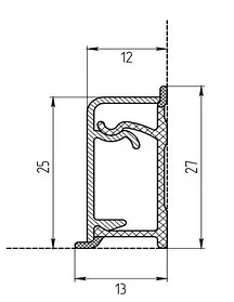 Плинтус Квадро №2341 Этория 4,2 м
