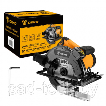 Пила циркулярная DEKO DKCS1800-190 Laser