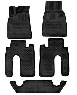 Коврики 3D в салон TESLA Model X, (2015 - ) кросс, ЕВРОПА