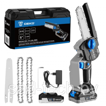 Пила цепная аккумуляторная DEKO DKCHS 20 083-2014, фото 2