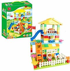 Конструктор большой Детская площадка 148 дет., LX.A875 крупные детали дупло