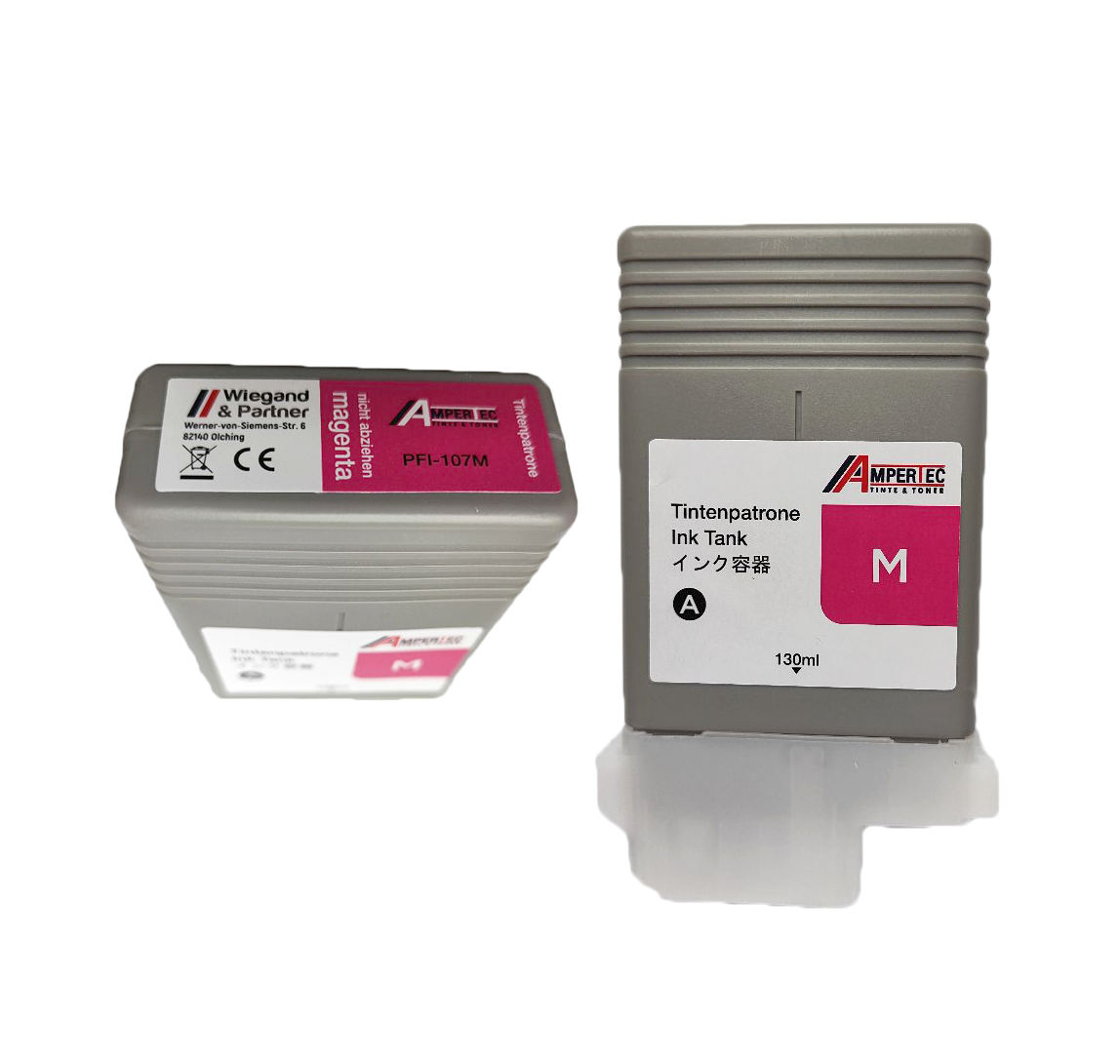 Аналог картриджа PFI-107M (для Canon imagePROGRAF iPF670/ iPF680/ iPF685/ iPF770/ iPF780/ iPF785) пурпурный