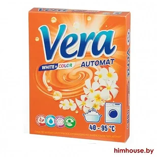 Стиральный порошок Вера Автомат, 400г/3/6/9кг (красная, фосфатный)