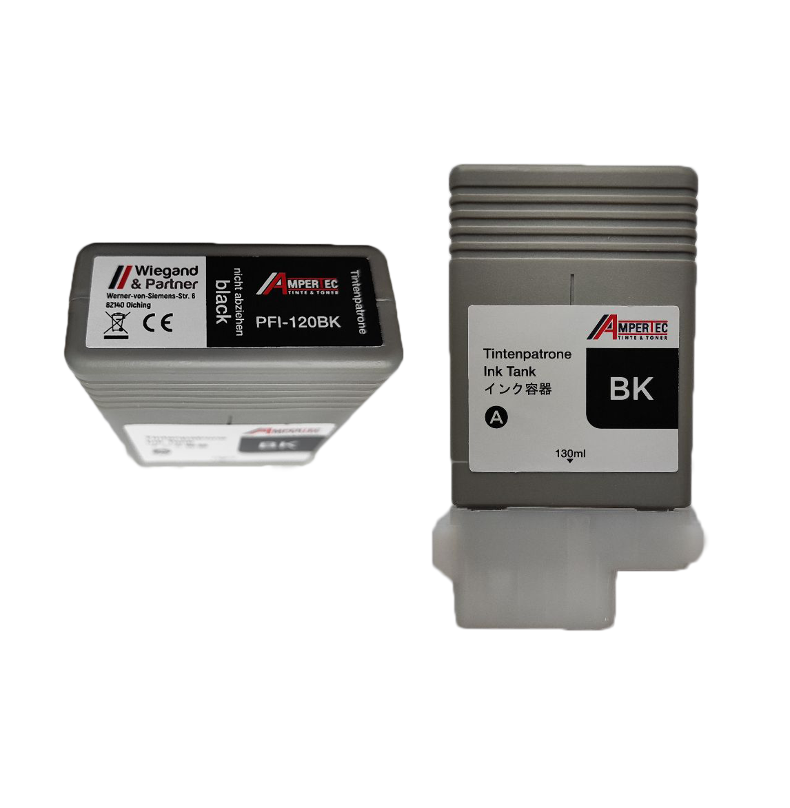 Аналог картриджа PFI-120Bk (для Canon imagePROGRAF TM-200/ TM-205/ TM-300/ TM-305) чёрный