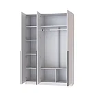 Шкаф 3-х створчатый Феникс ФР№6 графит/графит софт, фото 2