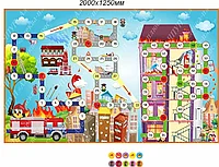 2151 Игра магнитная с комплектом магнитов правило пожарной безопасности , ПБ