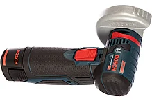 Мини угловая шлифмашина аккумуляторная бесщеточная Bosch GWS 12V-76 (2 АКБ 3 Ач, кейс L-BOXX) 06019F200B, фото 2