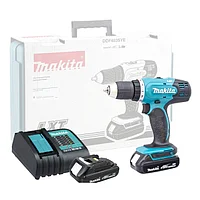Дрель-шуруповерт Makita DDF453SYE (42 Нм, 2 АКБ 1.5 А/ч, кейс)