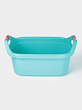Таз хозяйственный овальный, 40 л, пластик, МИКС, фото 3