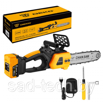 Пила цепная аккумуляторная DEKO DKCHS 20V 083-2021