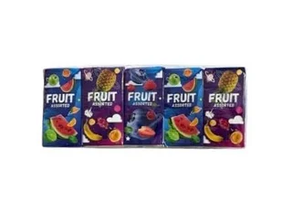 Платочки универсальные гигиенические, тиснёные, 3-х слойные, ароматизированные "Фруктовое ассорти"