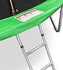 Батут Happy Jump 10ft-i PRO (312см) с внутренней сеткой и лестницей, фото 4