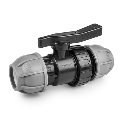 Кран шаровый для двух труб 40мм, фото 2