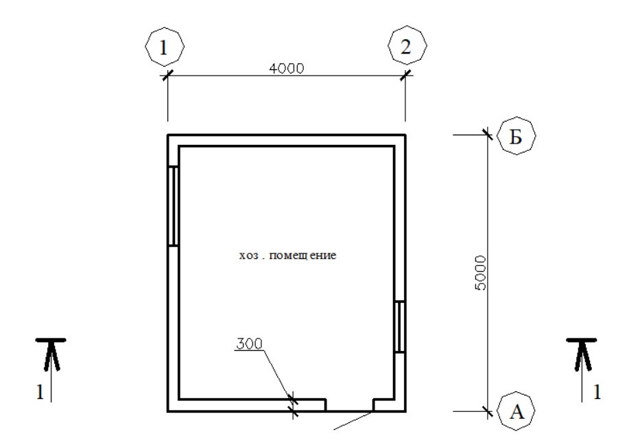 Проект сарая 4 на 5