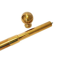 Древко металлическое телескопическое с навершием шар
