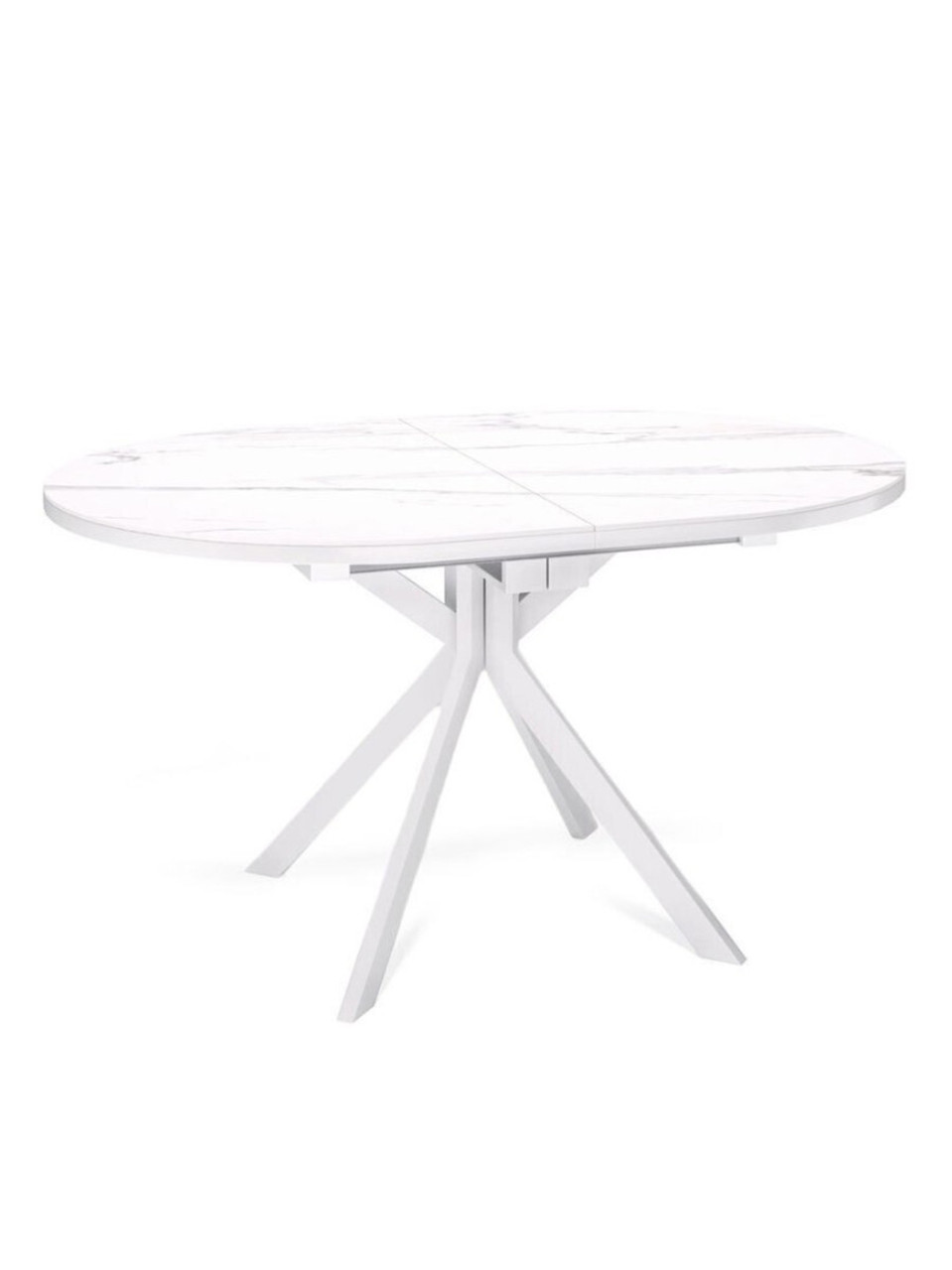Стол Kenner DO1200, белый/керамика мрамор белый
