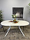Стол Kenner DO1200, белый/керамика мрамор белый, фото 10