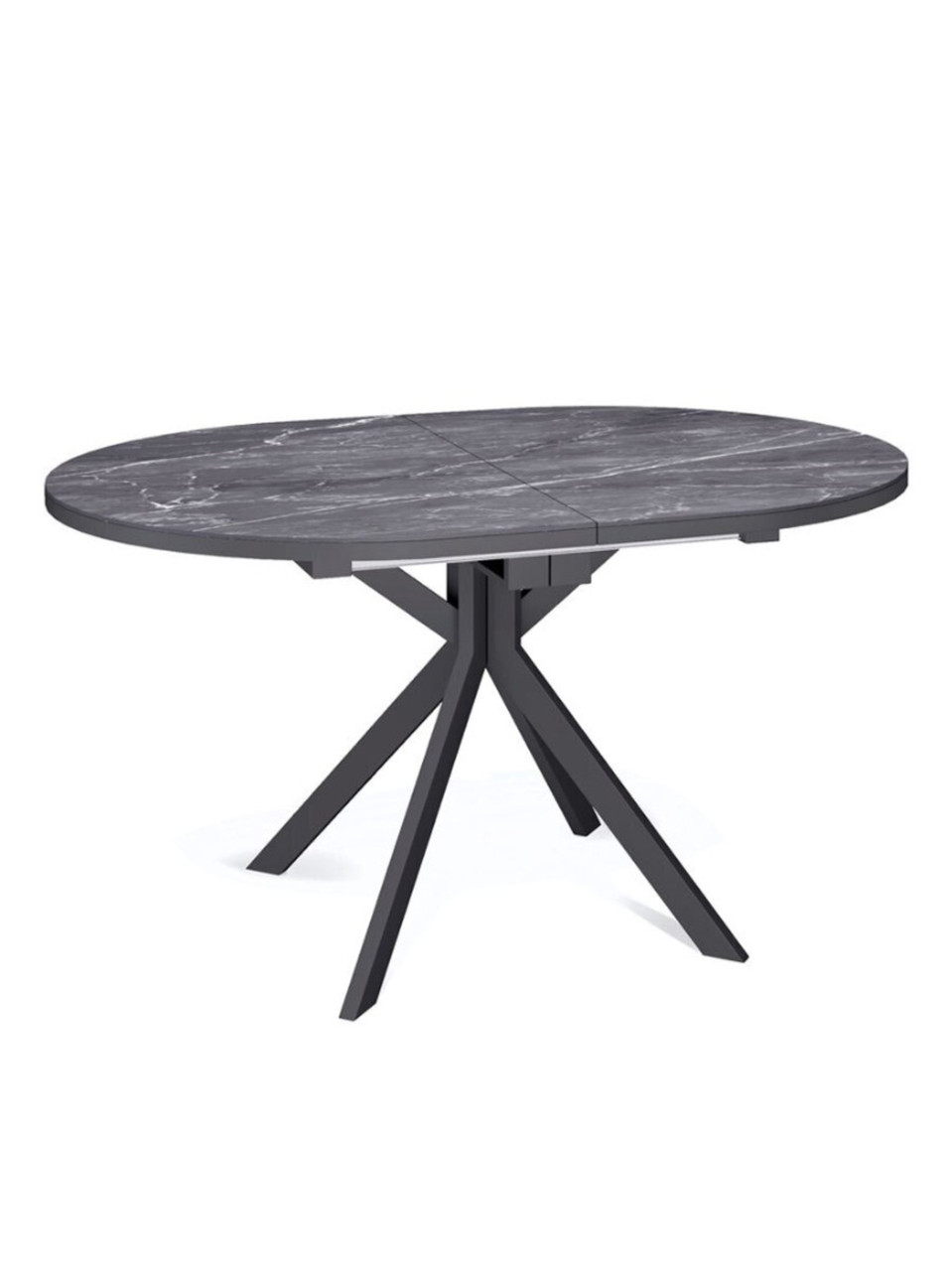 Стол Kenner DO1200, черный/керамика мрамор черный