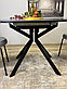 Стол Kenner DO1200, черный/керамика мрамор черный, фото 10