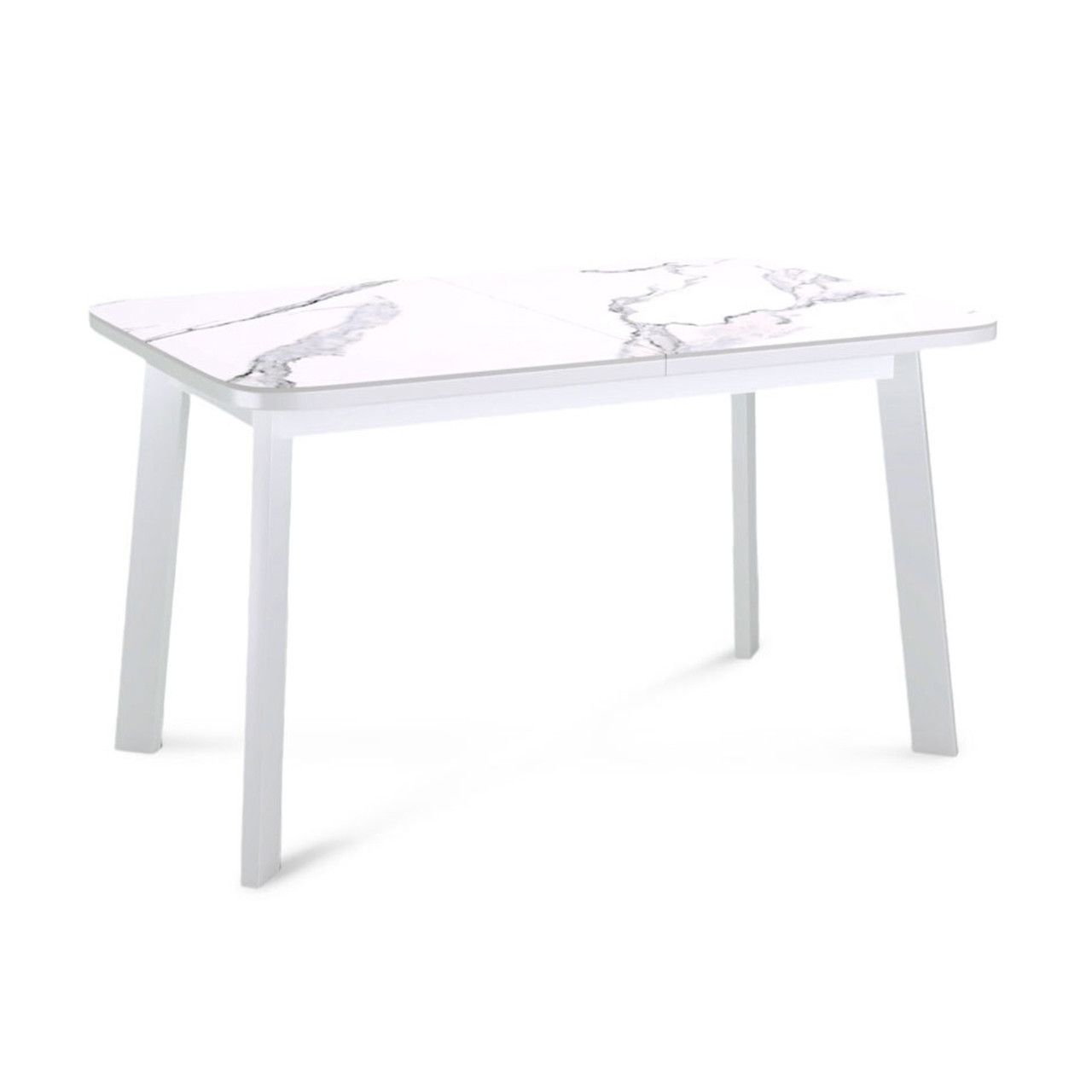 Стол Kenner AA1200, белый/керамика мрамор белый
