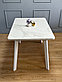 Стол Kenner AA1200, белый/керамика мрамор белый, фото 7