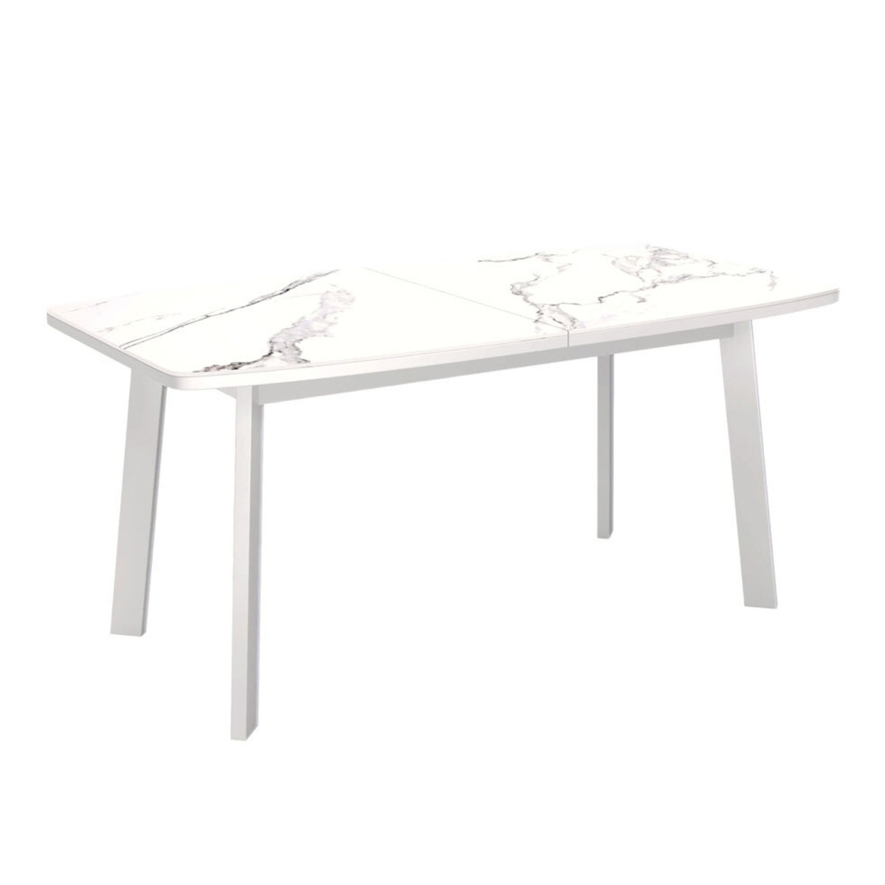 Стол Kenner AA1400, белый/керамика мрамор белый