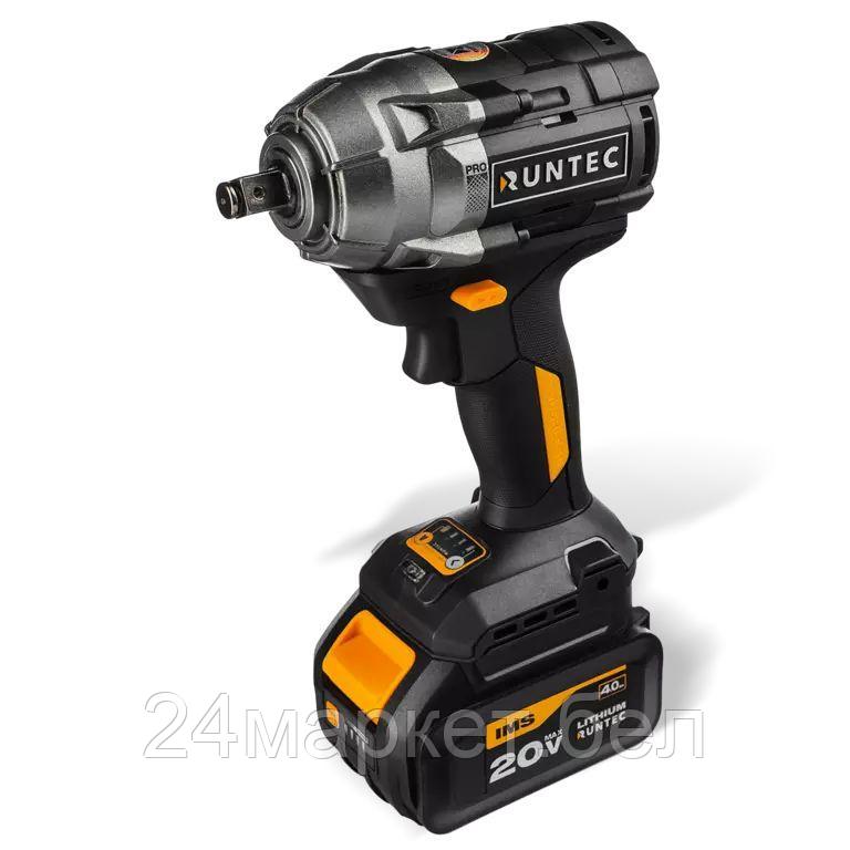 RUNTEC RT-IW750 Гайковерт ударный аккумуляторный RUNTEC PRO 1/2", 20В, 2*4Ач, 750Нм