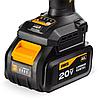 RUNTEC RT-IW750 Гайковерт ударный аккумуляторный RUNTEC PRO 1/2", 20В, 2*4Ач, 750Нм, фото 2