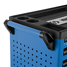 KING TONY 87G38-7B KING TONY Тележка инструментальная, 7 выдвижных ящиков, "PROFESSIONAL", красная, 87G38-7B, фото 2