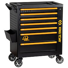 KING TONY 87G38-7B-P40 KING TONY Тележка инструментальная, 7 выдвижных ящиков, "PROFESSIONAL", 40 лет "KING, фото 2