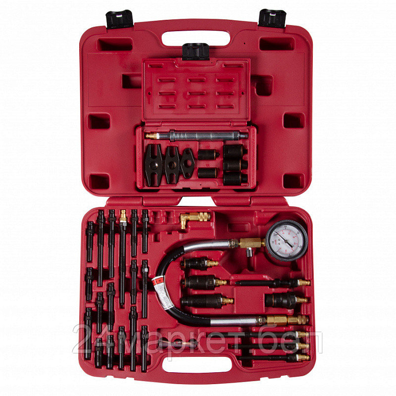 МАСТАК 120-12170 МАСТАК Компрессометр дизельный, 0-70 атм, кейс, комплект адаптеров, 120-12170