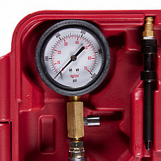 МАСТАК 120-12170 МАСТАК Компрессометр дизельный, 0-70 атм, кейс, комплект адаптеров, 120-12170, фото 3