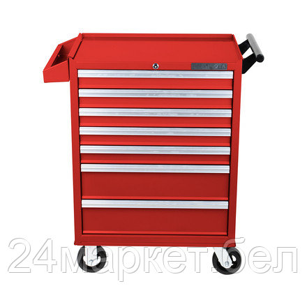 Licota AWX-2603R-N-R Тележка инструментальная с карманом, 7 полок, красная