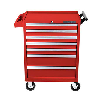 Licota AWX-2603R-N-R Тележка инструментальная с карманом, 7 полок, красная, фото 2