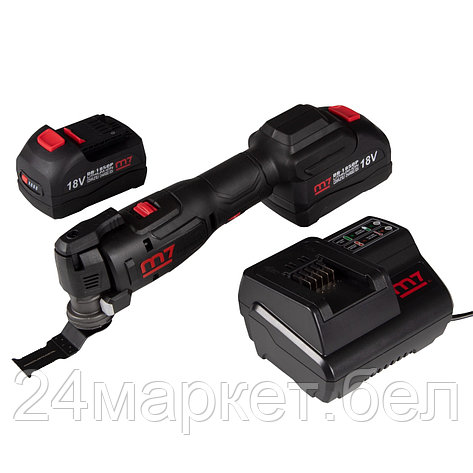 MIGHTY SEVEN DOM-101A MIGHTY SEVEN Реноватор аккумуляторный многофункциональный 18 В, кейс, фото 2