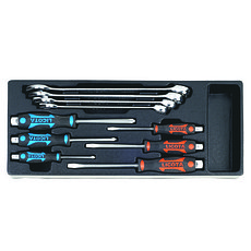 Licota AHB-533K01 Набор инструмента в металлическом ящике 57 предметов, фото 2