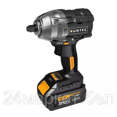 RUNTEC RT-IW1100 Гайковерт ударный аккумуляторный RUNTEC PRO 1/2", 20В, 2*4Ач, 1100Нм, фото 2