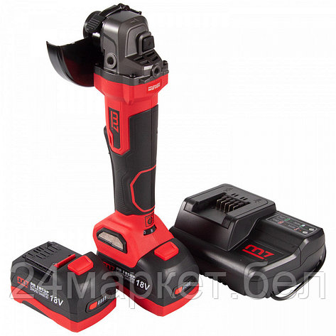 MIGHTY SEVEN DG-501A MIGHTY SEVEN Аккумуляторная угловая шлифовальная машина (УШМ), 125мм, 18 В, кейс, фото 2