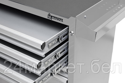 МАСТАК 521-05581MG МАСТАК Тележка инструментальная, 5 ящиков, "ОПТИМА", серая, фото 2