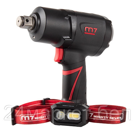 MIGHTY SEVEN NC-6255QL MIGHTY SEVEN Гайковерт пневматический ударный 3/4", 1898 Нм, в комплекте налобный, фото 2