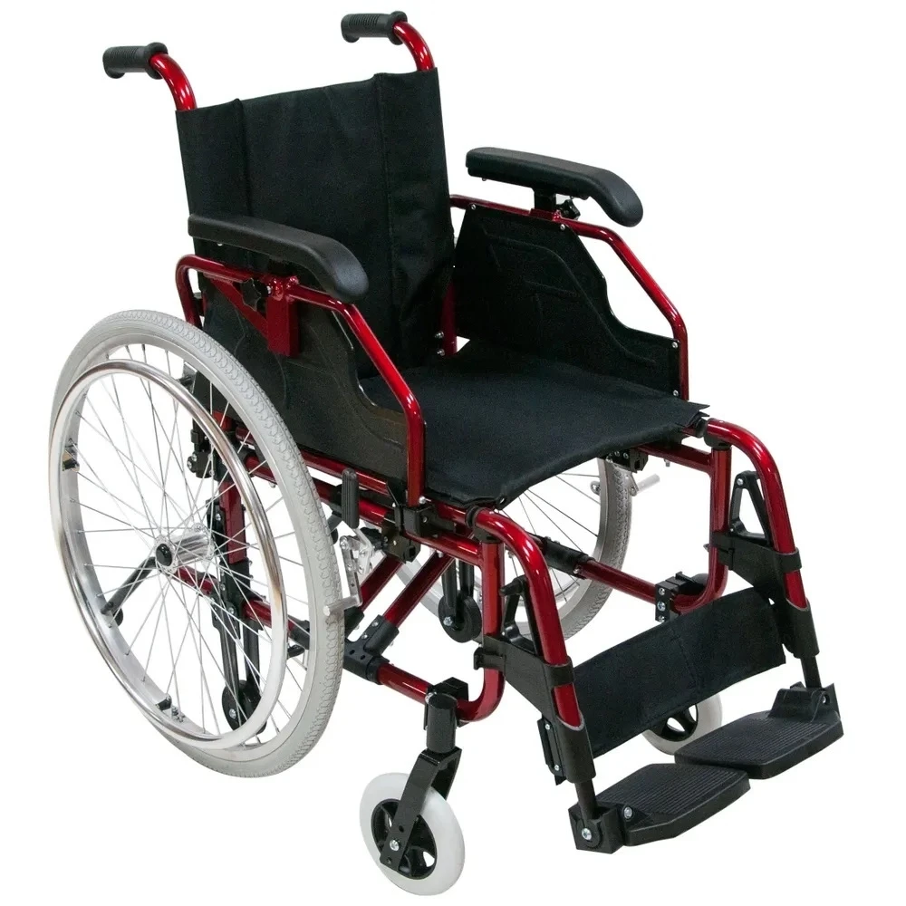 Кресло-коляска инвалидная Мега-Оптим FS957LQ с транзитными колесами