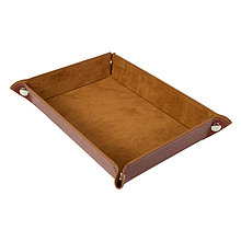 Дайс-трей Stuff-Pro прямоугольный коричневый 21,5?16 см