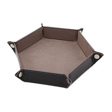 Дайс-трей Stuff-Pro шестиугольный серый 17,5?17,5 см